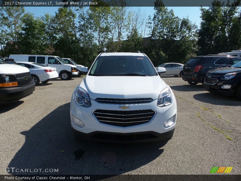 Summit White / Jet Black 2017 Chevrolet Equinox LT