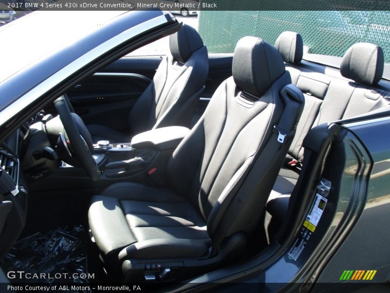 Mineral Grey Metallic / Black 2017 BMW 4 Series 430i xDrive Convertible