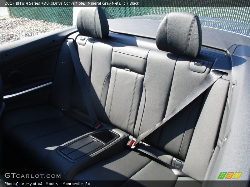 Mineral Grey Metallic / Black 2017 BMW 4 Series 430i xDrive Convertible