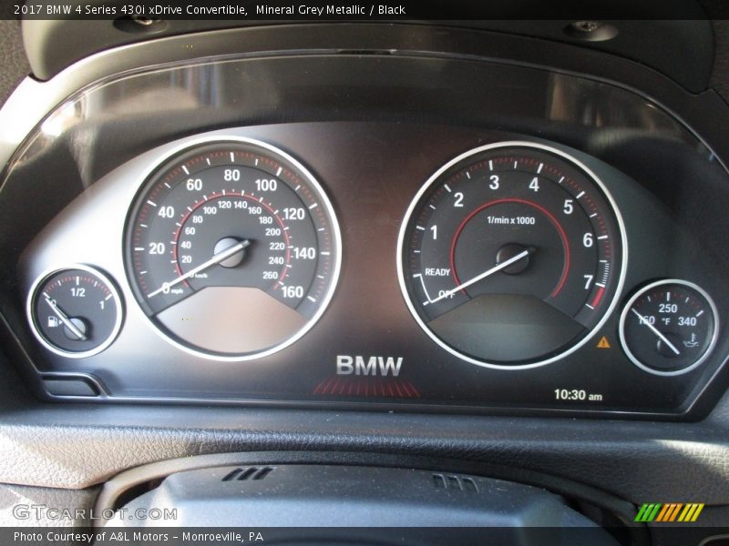  2017 4 Series 430i xDrive Convertible 430i xDrive Convertible Gauges