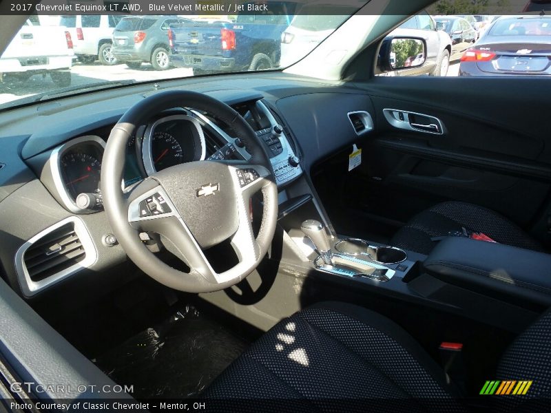 Blue Velvet Metallic / Jet Black 2017 Chevrolet Equinox LT AWD