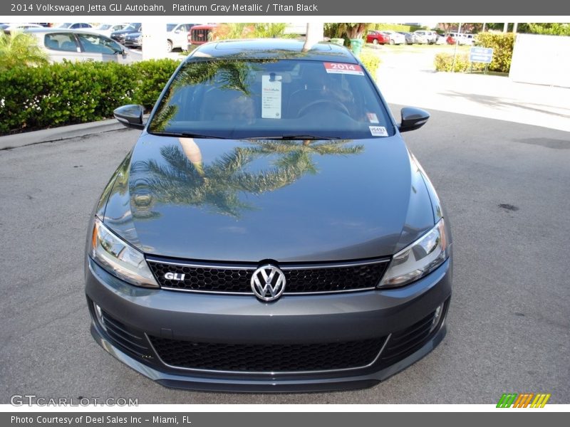 Platinum Gray Metallic / Titan Black 2014 Volkswagen Jetta GLI Autobahn