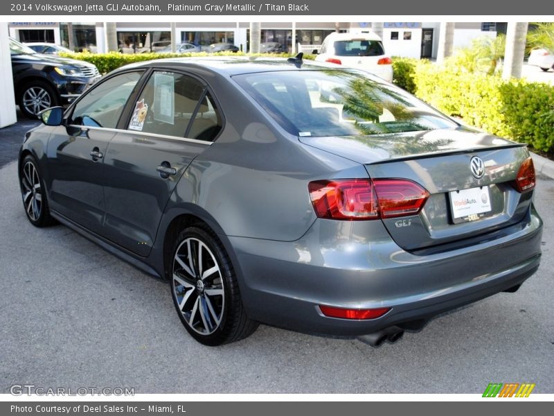 Platinum Gray Metallic / Titan Black 2014 Volkswagen Jetta GLI Autobahn