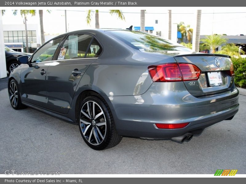 Platinum Gray Metallic / Titan Black 2014 Volkswagen Jetta GLI Autobahn