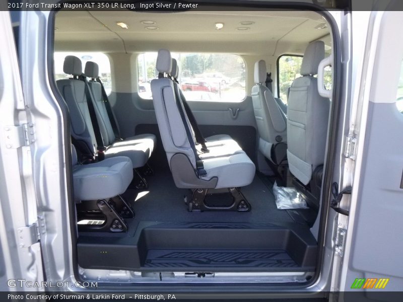 Rear Seat of 2017 Transit Wagon XLT 350 LR Long