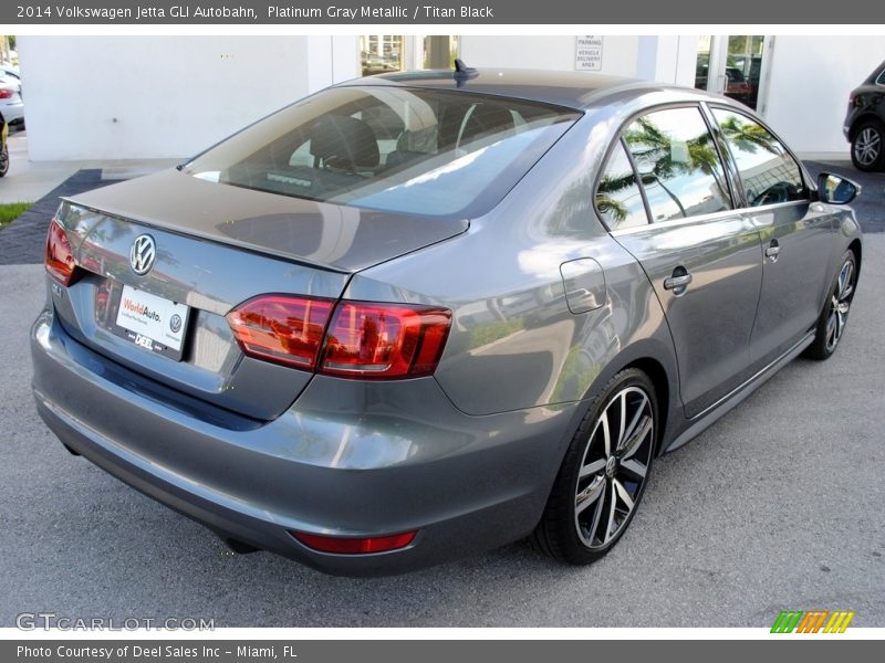 Platinum Gray Metallic / Titan Black 2014 Volkswagen Jetta GLI Autobahn