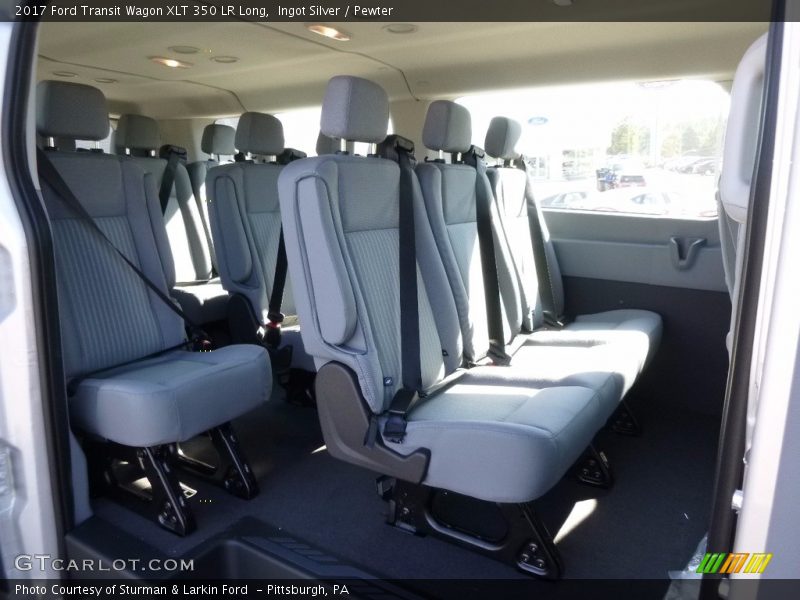 Rear Seat of 2017 Transit Wagon XLT 350 LR Long