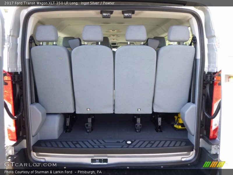 Rear Seat of 2017 Transit Wagon XLT 350 LR Long