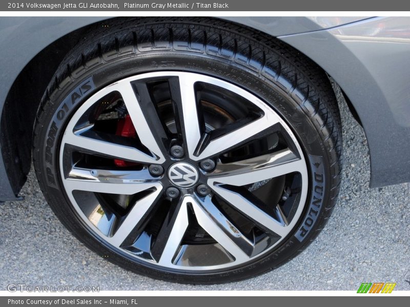 Platinum Gray Metallic / Titan Black 2014 Volkswagen Jetta GLI Autobahn