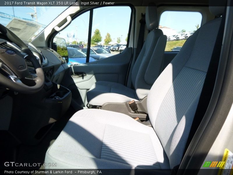 Ingot Silver / Pewter 2017 Ford Transit Wagon XLT 350 LR Long