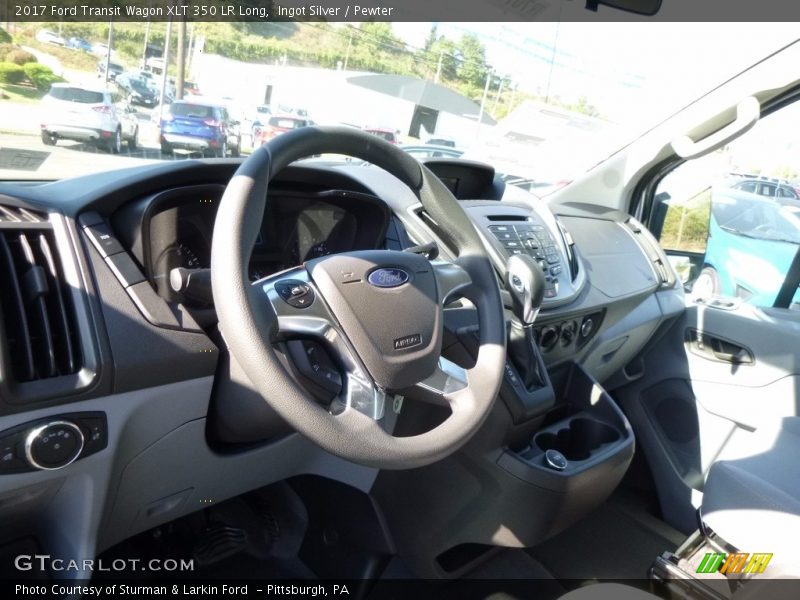 Dashboard of 2017 Transit Wagon XLT 350 LR Long