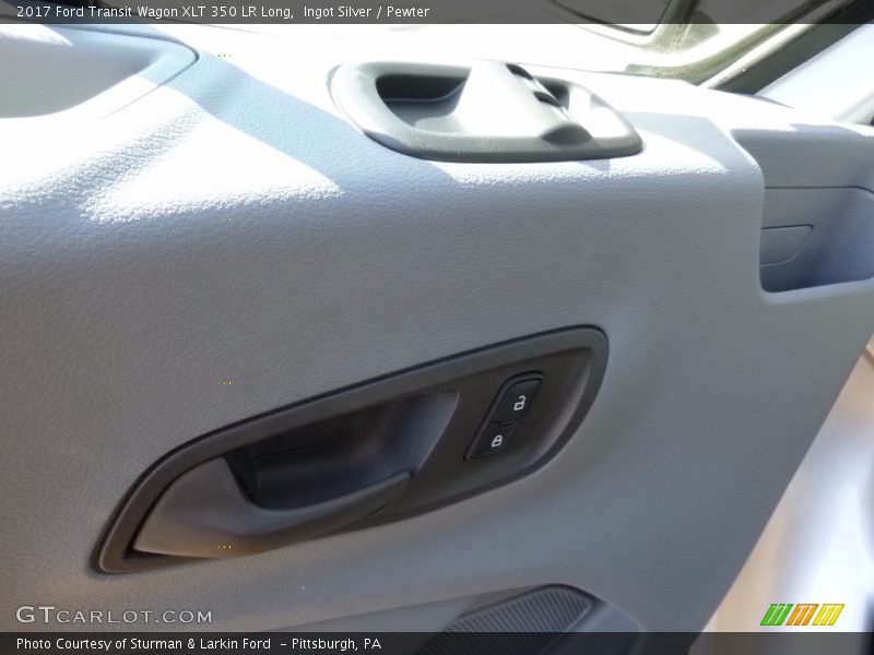 Ingot Silver / Pewter 2017 Ford Transit Wagon XLT 350 LR Long