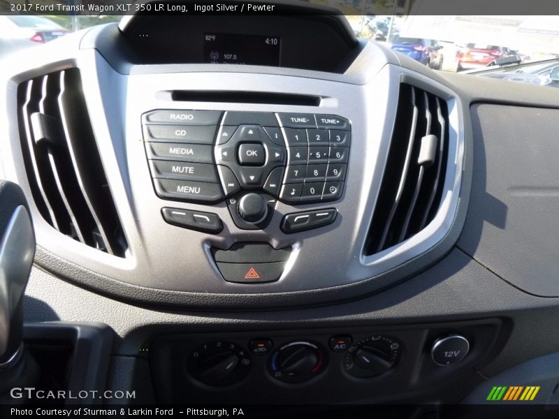 Controls of 2017 Transit Wagon XLT 350 LR Long