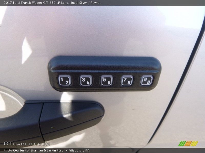 Ingot Silver / Pewter 2017 Ford Transit Wagon XLT 350 LR Long