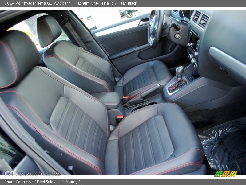Platinum Gray Metallic / Titan Black 2014 Volkswagen Jetta GLI Autobahn