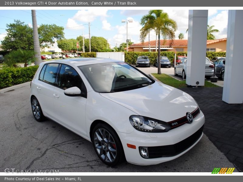 Candy White / Titan Black 2013 Volkswagen GTI 4 Door Autobahn Edition