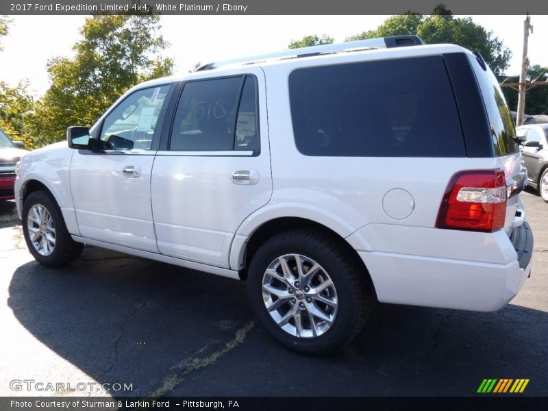 White Platinum / Ebony 2017 Ford Expedition Limited 4x4