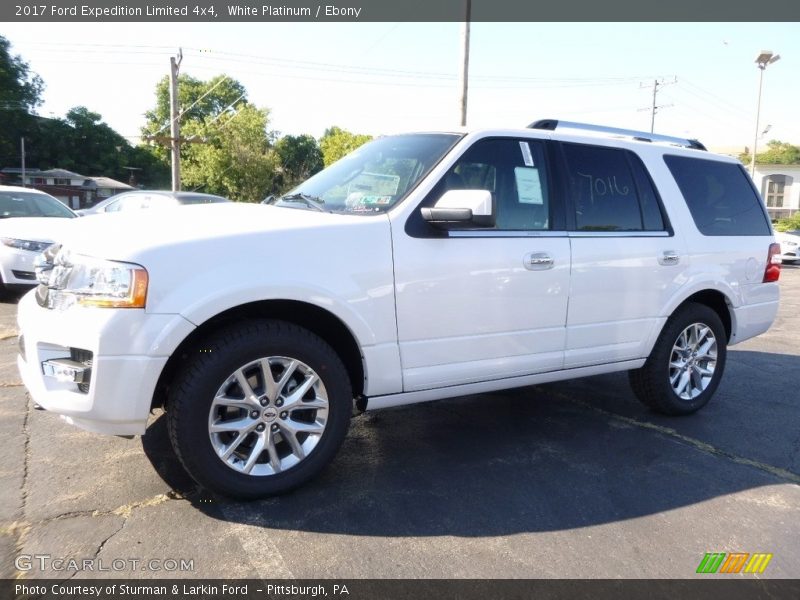 White Platinum / Ebony 2017 Ford Expedition Limited 4x4