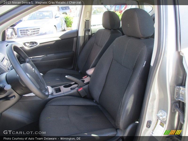 Magnetic Gray Metallic / Charcoal 2013 Nissan Sentra S