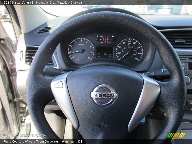 Magnetic Gray Metallic / Charcoal 2013 Nissan Sentra S