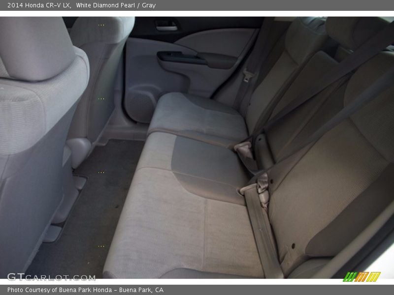 White Diamond Pearl / Gray 2014 Honda CR-V LX