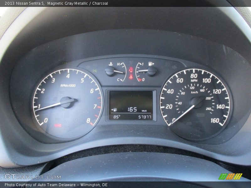 Magnetic Gray Metallic / Charcoal 2013 Nissan Sentra S