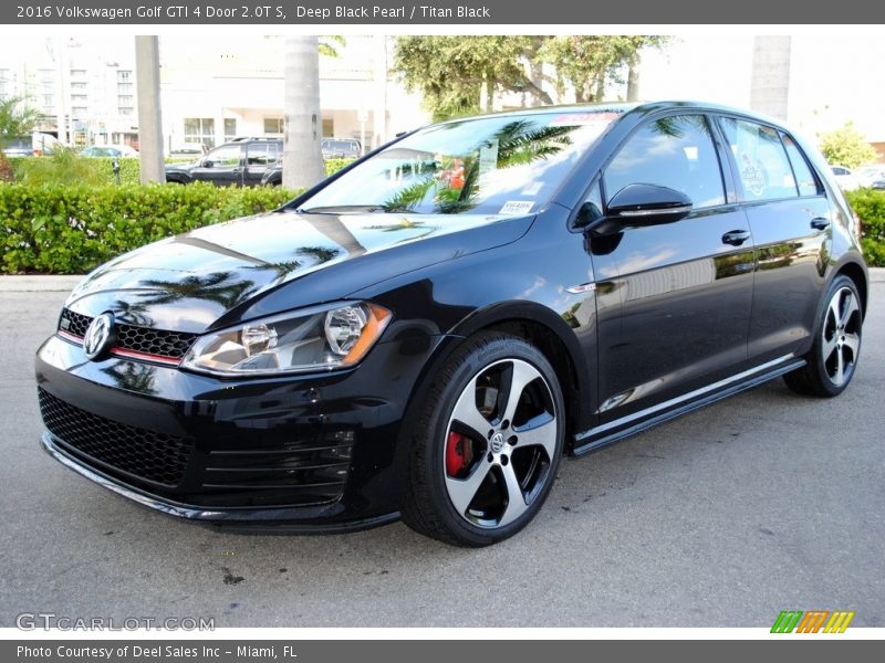  2016 Golf GTI 4 Door 2.0T S Deep Black Pearl