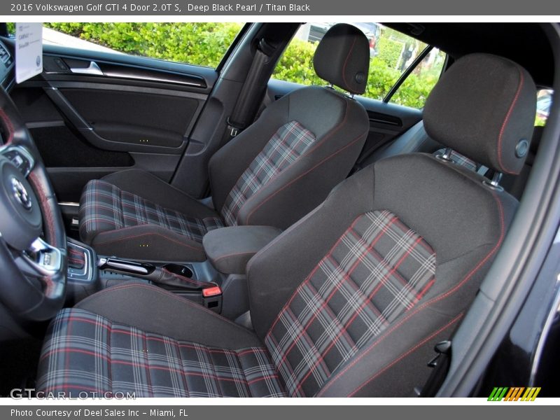 Front Seat of 2016 Golf GTI 4 Door 2.0T S