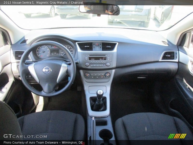 Magnetic Gray Metallic / Charcoal 2013 Nissan Sentra S