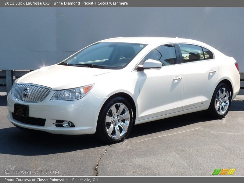 White Diamond Tricoat / Cocoa/Cashmere 2011 Buick LaCrosse CXS