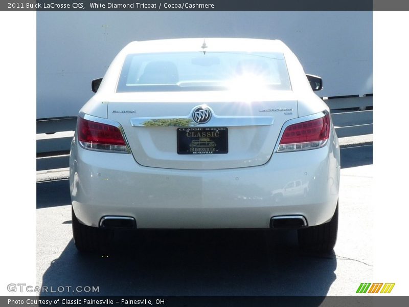 White Diamond Tricoat / Cocoa/Cashmere 2011 Buick LaCrosse CXS