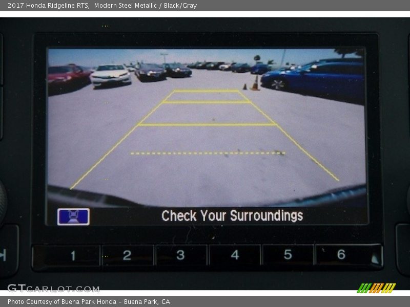 Modern Steel Metallic / Black/Gray 2017 Honda Ridgeline RTS