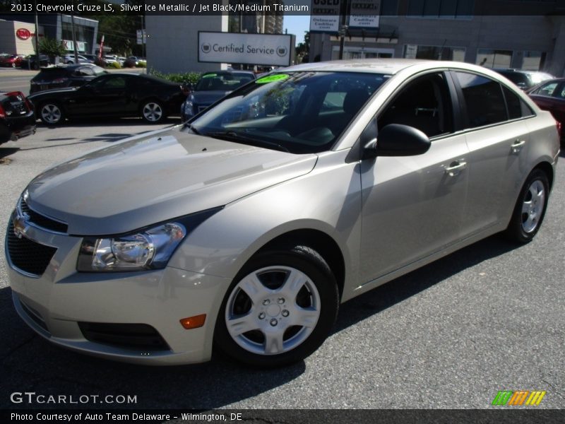 Silver Ice Metallic / Jet Black/Medium Titanium 2013 Chevrolet Cruze LS