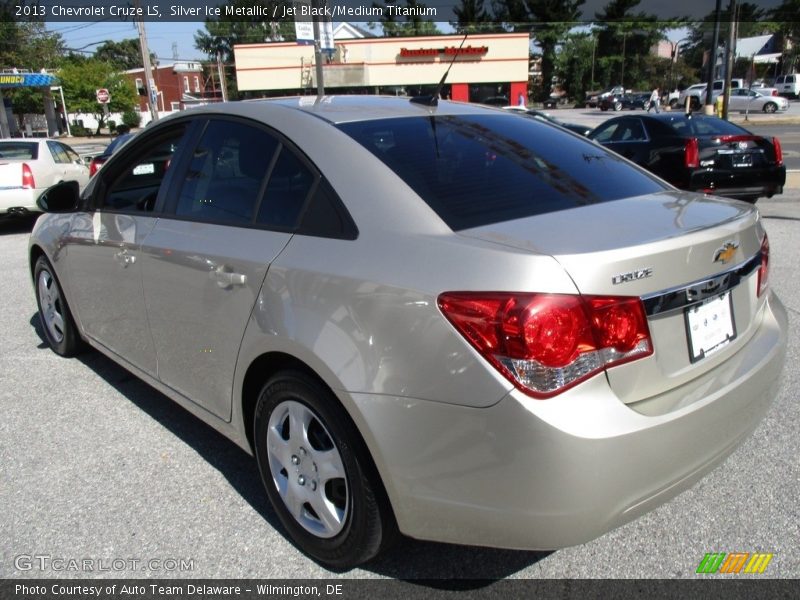 Silver Ice Metallic / Jet Black/Medium Titanium 2013 Chevrolet Cruze LS