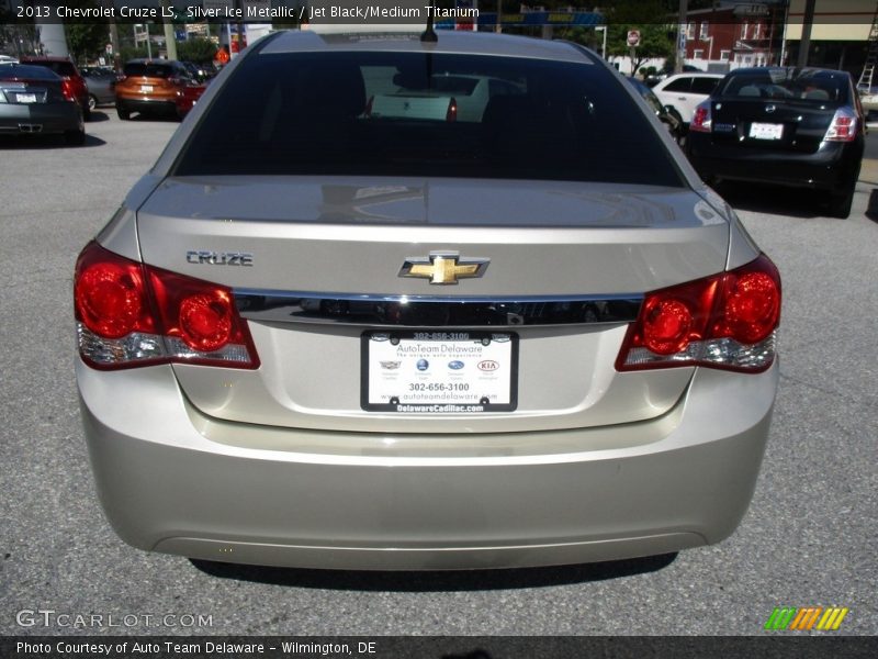 Silver Ice Metallic / Jet Black/Medium Titanium 2013 Chevrolet Cruze LS