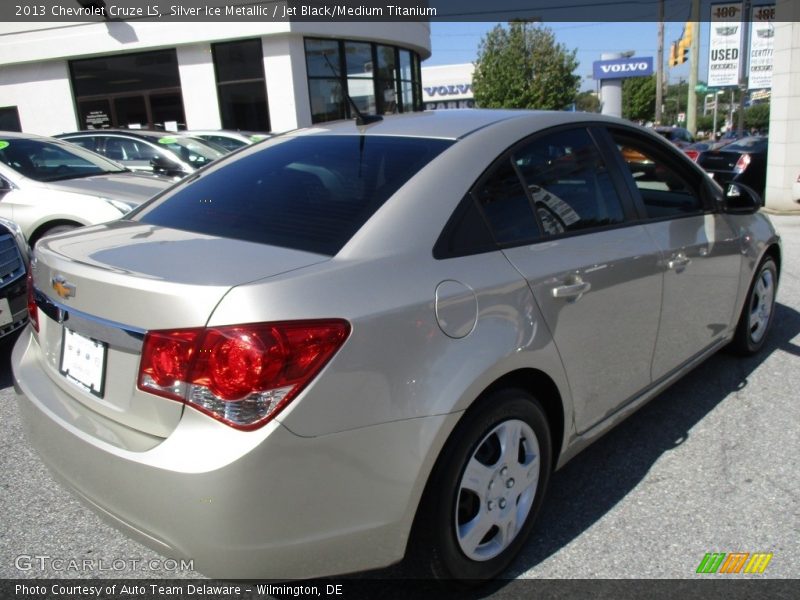 Silver Ice Metallic / Jet Black/Medium Titanium 2013 Chevrolet Cruze LS
