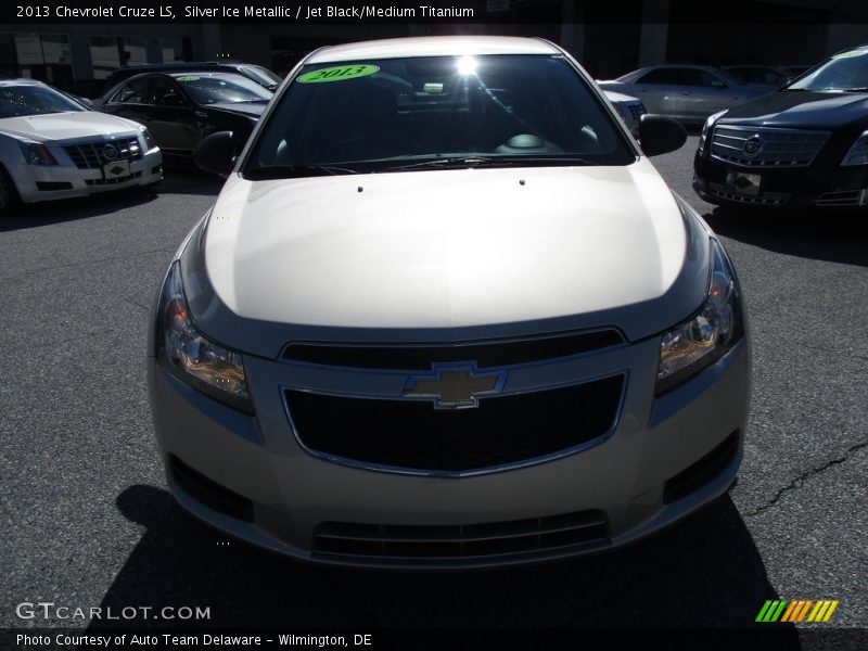 Silver Ice Metallic / Jet Black/Medium Titanium 2013 Chevrolet Cruze LS