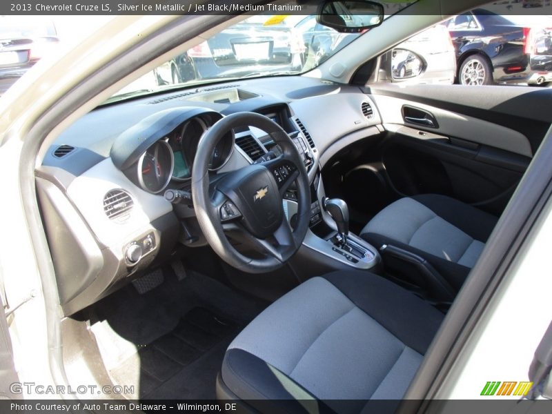Silver Ice Metallic / Jet Black/Medium Titanium 2013 Chevrolet Cruze LS
