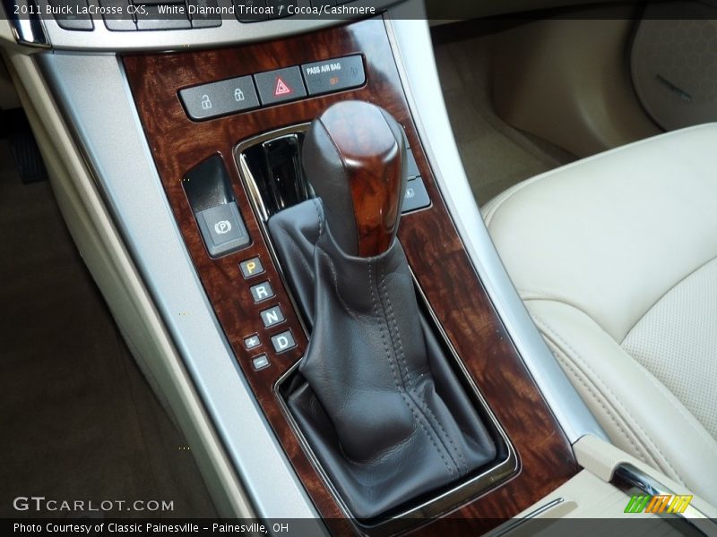 White Diamond Tricoat / Cocoa/Cashmere 2011 Buick LaCrosse CXS