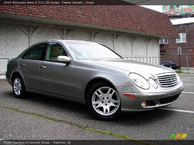 Pewter Metallic / Stone 2006 Mercedes-Benz E 320 CDI Sedan