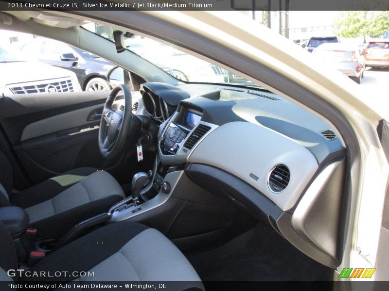 Silver Ice Metallic / Jet Black/Medium Titanium 2013 Chevrolet Cruze LS