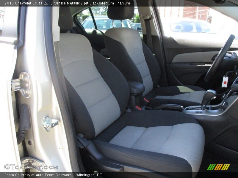 Silver Ice Metallic / Jet Black/Medium Titanium 2013 Chevrolet Cruze LS