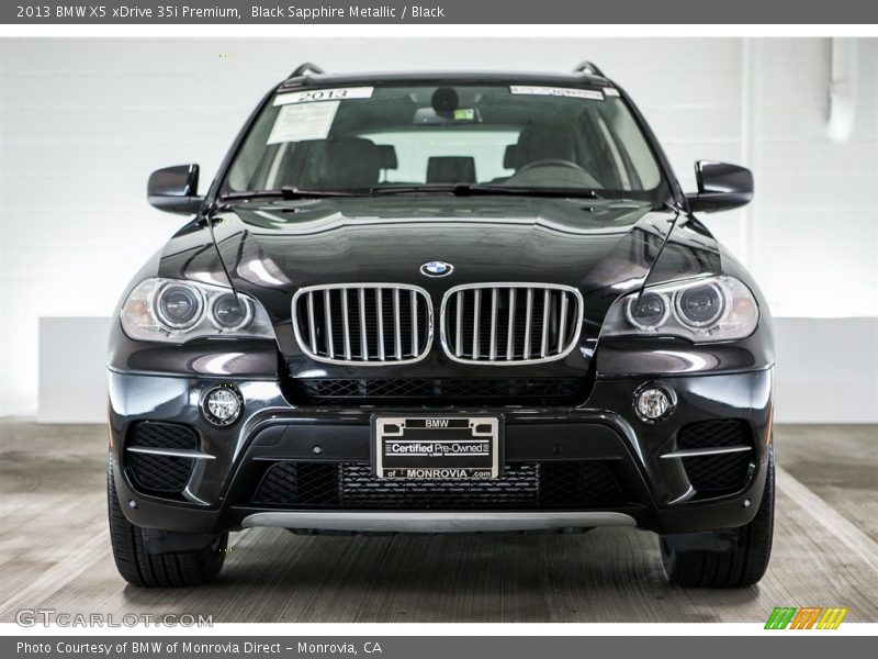 Black Sapphire Metallic / Black 2013 BMW X5 xDrive 35i Premium