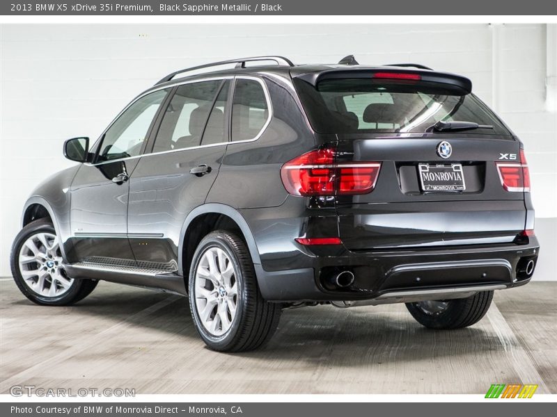 Black Sapphire Metallic / Black 2013 BMW X5 xDrive 35i Premium