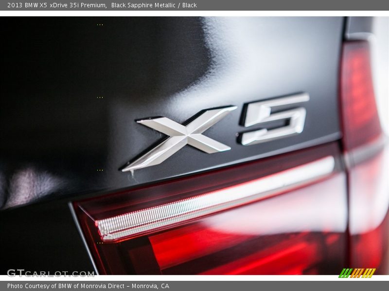 Black Sapphire Metallic / Black 2013 BMW X5 xDrive 35i Premium