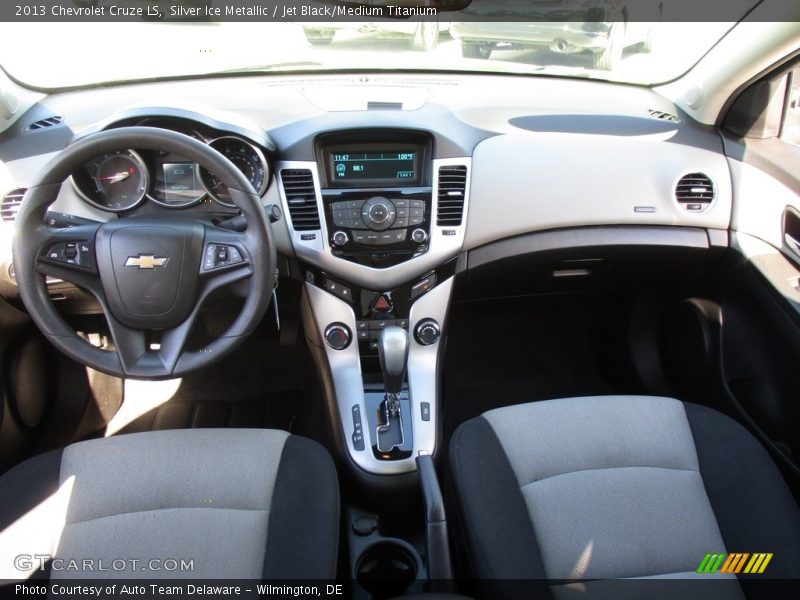 Silver Ice Metallic / Jet Black/Medium Titanium 2013 Chevrolet Cruze LS