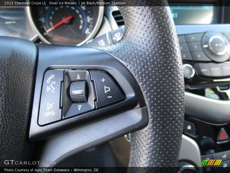 Silver Ice Metallic / Jet Black/Medium Titanium 2013 Chevrolet Cruze LS