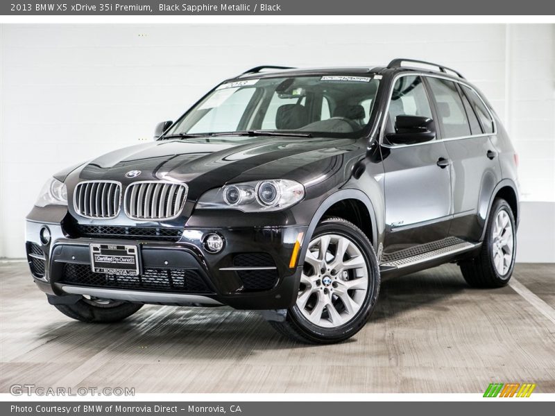 Black Sapphire Metallic / Black 2013 BMW X5 xDrive 35i Premium