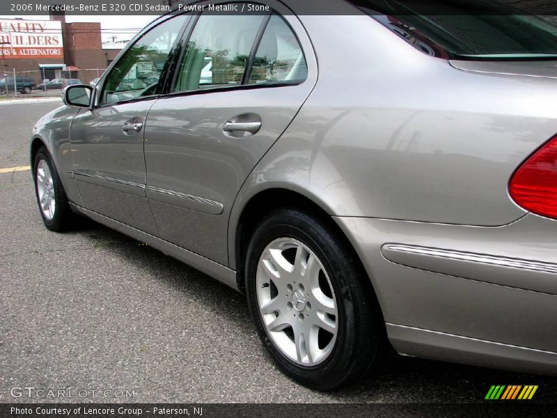 Pewter Metallic / Stone 2006 Mercedes-Benz E 320 CDI Sedan