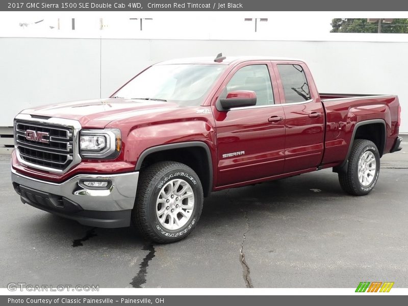 Front 3/4 View of 2017 Sierra 1500 SLE Double Cab 4WD